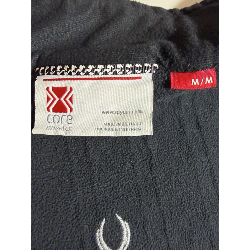 Spyder Jacket Women Size M Blue Cable Knit Textured Sweater Active Outdoors - Picture 9 of 12
